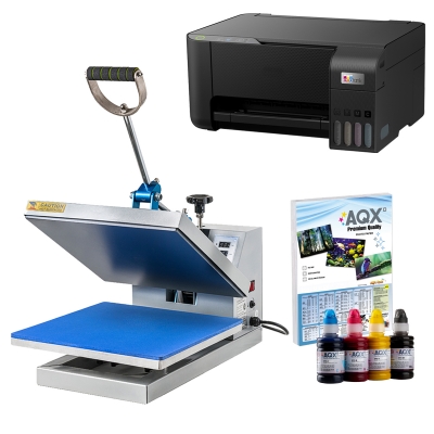 ESTAMPADORA 40X60 CM PRINTGATE EST-15 + IMPRESORA L3210 + KIT SUBLIMACION