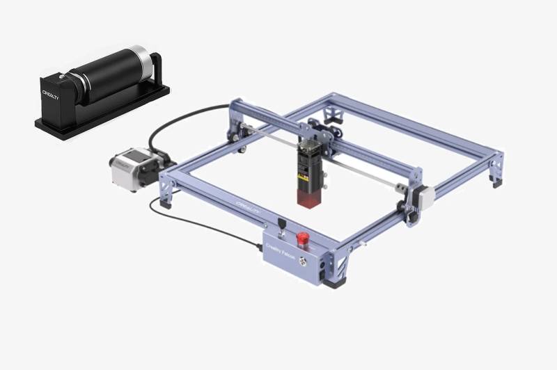 Grabadora Laser Creality Falcon Pro 10W + Rodillo Rotativo
