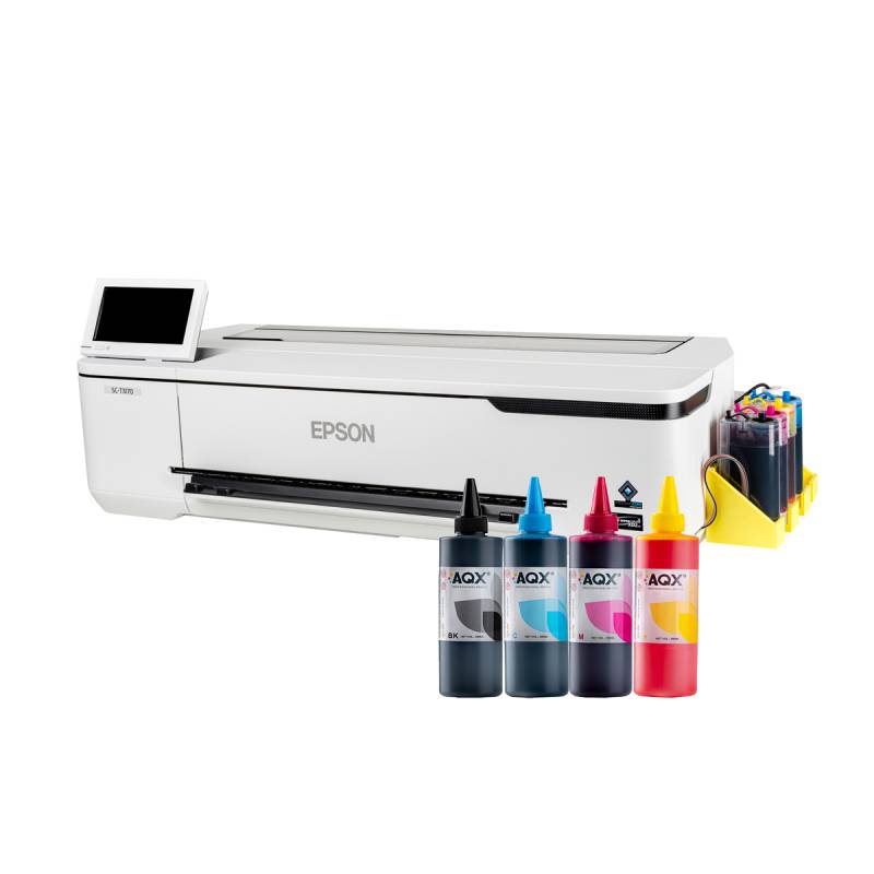 Impresora Plotter Epson T3170 + Sistema Continuo Aqx + Tinta Foto Premium AQX