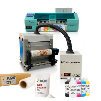 KIT DTF Impresora DTF A3 XP600 + Shaker de Curado Automático + Máquina Purificador de aire para Shaker DTF A3+