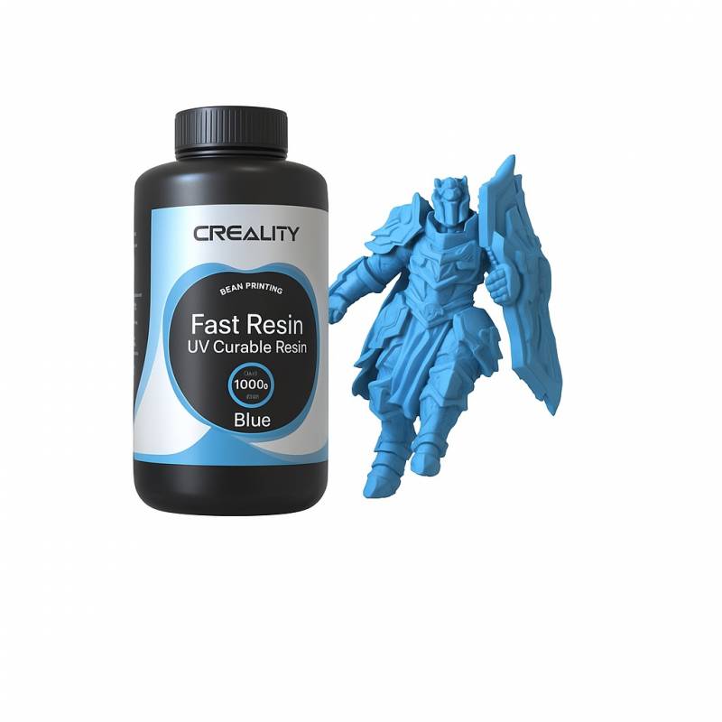 Resina Fast UV Creality p/Imp 3D por 1KG Color Azul