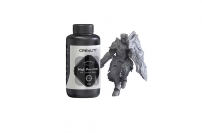 Resina Curado UV LCD 8K de Alta Precision Creality p/Imp 3D por 1KG Color Gris