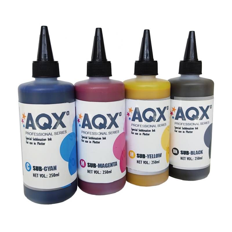 Combo Tinta Sublimacion AQX-TECH PLOTTER 3170(4 x 250ML)